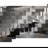 Mexen Lunar-F L cabine de douche pliante gauche 95 x 70 cm, transparent, gun metal - 836L-095-070-95-00-L