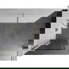 Mexen Kioto paroi de douche 70 x 200 cm, transparent/Design noir 8 mm, Or - 800-070-101-50-77