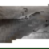 Mexen Lunar-F L cabine de douche pliante gauche 100 x 100 cm, transparent, gun metal - 836L-100-100-95-00-L