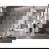 Mexen Lunar-F L cabine de douche pliante gauche 70 x 70 cm, transparent, nickel brossé - 836L-070-070-97-00-L