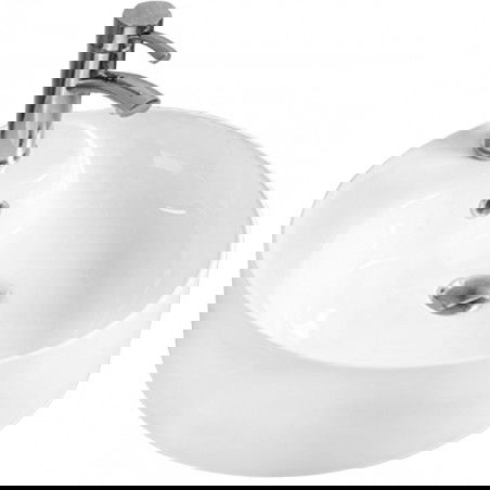 Mexen Lila lavabo de comptoir 46 x 46 cm, Blanc - 21824600