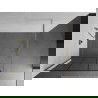 Mexen Kioto paroi de douche 100 x 200 cm, transparent/Design noir 8 mm, Or - 800-100-101-50-77