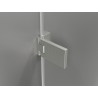 Mexen Lunar-F L cabine de douche pliable gauche 100 x 80 cm, transparent, nickel brossé - 836L-100-080-97-00-L