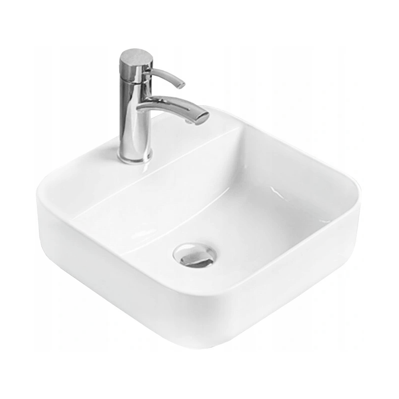 Mexen Silvia lavabo de comptoir 39 x 39 cm, Blanc - 21863900