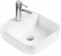 Mexen Silvia lavabo de comptoir 39 x 39 cm, Blanc - 21863900