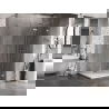 Cabine de douche pliante Mexen Lunar-F L droite 85 x 70 cm, transparent, chrome - 836L-085-070-01-00-P