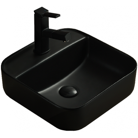 Mexen Silvia lavabo à poser 39 x 39 cm, noir mat - 21863985