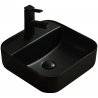 Mexen Silvia lavabo de comptoir 39 x 39 cm, Noir mat - 21863985