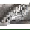 Mexen Lunar-F L cabine de douche pliable droite 100 x 100 cm, transparent, chrome - 836L-100-100-01-00-P