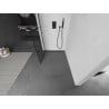 Mexen Kioto paroi de douche Walk-in 80 x 200 cm, grille noire 8 mm, noir - 800-080-101-70-77