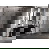 Mexen Lunar-F cabine de douche pliante droite 85 x 80 cm, transparent, noir - 836-085-080-70-00-P
