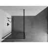 Mexen Kioto paroi de douche 90 x 200 cm, transparent/Design noir 8 mm, Noir - 800-090-101-70-77