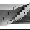 Mexen Kioto paroi de douche 120 x 200 cm, transparent/Design noir 8 mm, Noir - 800-120-101-70-77