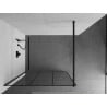 Mexen Kioto paroi de douche Walk-in 120 x 200 cm, grille noire 8 mm, noir - 800-120-101-70-77