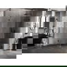 Mexen Lunar-F cabine de douche pliante droite 100 x 100 cm, transparent, noir - 836-100-100-70-00-P