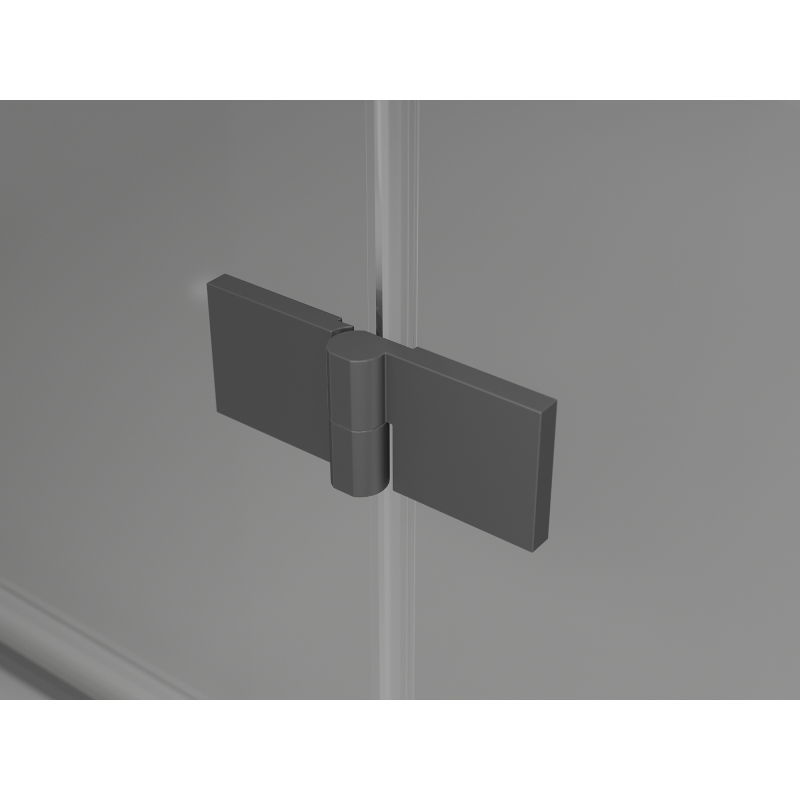 Mexen Lunar-F cabine de douche pliante droite 70 x 70 cm, transparent, métal canon - 836-070-070-95-00-P