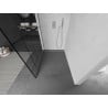 Mexen Kioto paroi de douche Walk-in 70 x 200 cm, motif noir 8 mm, chromé - 800-070-101-01-78