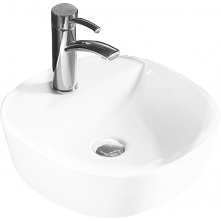 Mexen Zita lavabo de comptoir 40 x 40 cm, Blanc - 21874000
