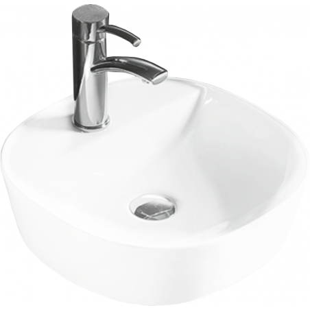 Mexen Zita lavabo sur comptoir 40 x 40 cm, blanc - 21874000