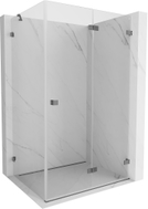 Mexen Lunar-F cabine de douche pliante droite 95 x 80 cm, transparent, métal canon - 836-095-080-95-00-P