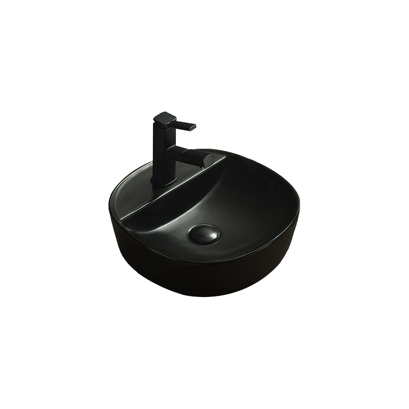 Mexen Zita lavabo à poser 40 x 40 cm, noir mat - 21874085