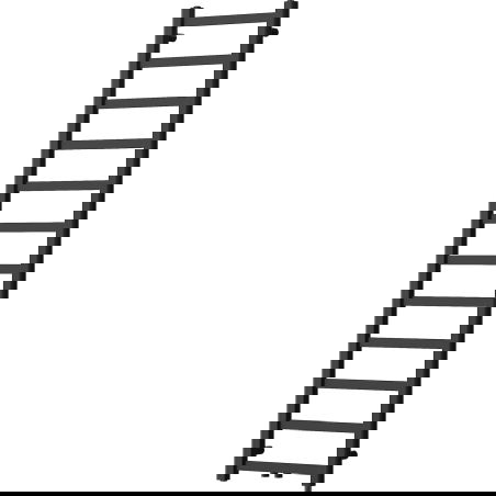 Mexen Bolt radiateur de salle de bains 1500 x 400 mm, 342 W, noir - W126-1500-400-00-70