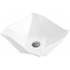 Mexen Elvira lavabo sur plan 42 x 42 cm, blanc - 21894200