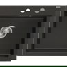 Mexen Elix évier granit 1 bac 600 x 500 mm, noir/or métallisé, siphon chrome - 6525601005-75