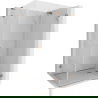 Cabine de douche pliante droite Mexen Lunar-F L 90 x 80 cm, transparente, or rose - 836L-090-080-60-00-P