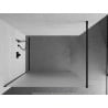 Mexen Kioto paroi de douche Walk-in 130 x 200 cm, givrée 8 mm, noire - 800-130-101-70-30