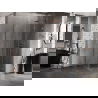 Mexen Lunar-F L cabine de douche pliante droite 100 x 100 cm, transparent, or rose - 836L-100-100-60-00-P