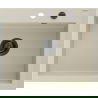 Mexen Elix évier en granit 1 bac 600 x 500 mm, beige, siphon noir- 6525601005-69-B