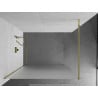 Mexen Kioto paroi de douche Walk-in 130 x 200 cm, givre 8 mm, or - 800-130-101-50-30