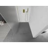 Mexen Kioto paroi de douche Walk-in 130 x 200 cm, givre 8 mm, or - 800-130-101-50-30
