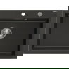 Mexen Elix évier en granit 1 bac 700 x 500 mm, noir/doré métallisé, siphon chromé - 6526701005-75