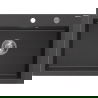 Mexen Elix évier en granit 1 bac 700 x 500 mm, noir moucheté, siphon chromé - 6526701005-76