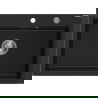 Mexen Elix évier en granit 1 bac 700 x 500 mm, noir, siphon chromé - 6526701005-77