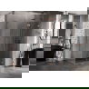 Mexen Lunar-F L cabine de douche pliante droite 100 x 80 cm, transparent, cuivre brossé - 836L-100-080-65-00-P