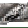 Mexen Lunar-F L cabine de douche pliante droite 100 x 80 cm, transparent, cuivre brossé - 836L-100-080-65-00-P