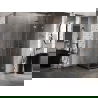 Mexen Lunar-F L cabine de douche pliante droite 100 x 100 cm, transparent, cuivre brossé - 836L-100-100-65-00-P