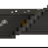 Mexen Elix évier en granit 1 bac 800 x 500 mm, noir/or métallisé, siphon doré - 6527801005-75-G