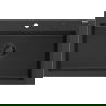 Mexen Elix évier en granit 1 bac 800 x 500 mm, noir/argent métallique, siphon noir - 6527801005-73-B