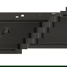 Mexen Elix évier en granit 1 bac 800 x 500 mm, noir/métallisé doré, siphon noir - 6527801005-75-B