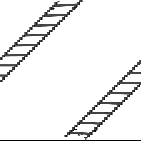 Mexen Bolt radiateur de salle de bain 1800 x 400 mm, 406 W, noir - W126-1800-400-00-70