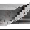 Mexen Kioto paroi de douche 140 x 200 cm, transparent/Gelée 8 mm, Or rose - 800-140-101-60-35