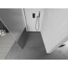 Mexen Kioto paroi de douche Walk-in 130 x 200 cm, transparent/verre dépoli 8 mm, noir - 800-130-101-70-35