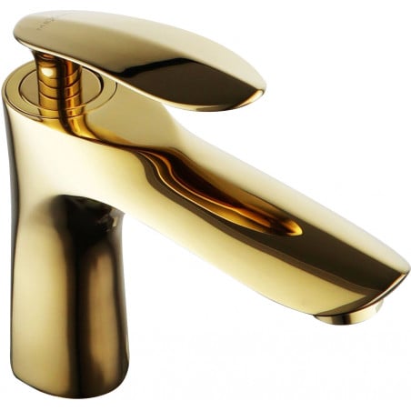 Mexen Lily robinet de lavabo, doré - 73600-50