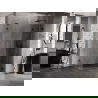 Mexen Lunar-F L cabine de douche pliante droite 100 x 70 cm, transparent, noir - 836L-100-070-70-00-P