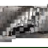 Mexen Lunar-F L cabine de douche pliante droite 70 x 70 cm, transparent, gun metal - 836L-070-070-95-00-P