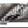 Mexen Lunar-F L cabine de douche pliante droite 70 x 70 cm, transparent, gun metal - 836L-070-070-95-00-P